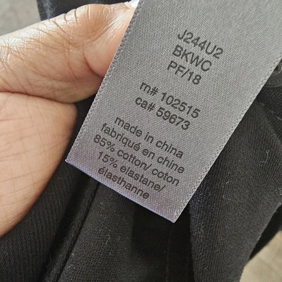 John Varvatos blacksize 34LG 5 pocket jeans